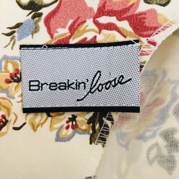 1990 Breakin Loose Dress Vintage Mauve Cocktail Sleeveless Floral Women’s Size 2 - Picture 13 of 13